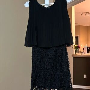 Elegant Black Lace Dress